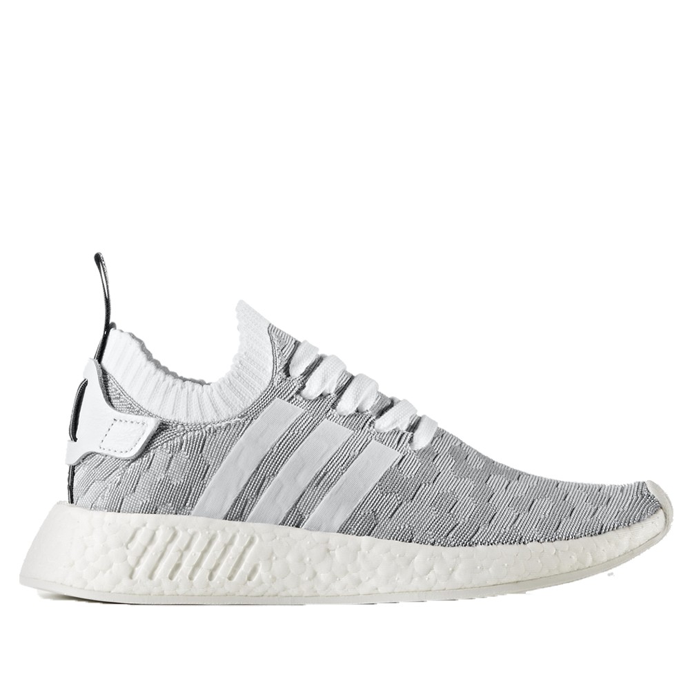 ADIDAS 女鞋 W NMD R2 PK GREY PINK 灰白粉【A-KAY0 4折】【BY9520】