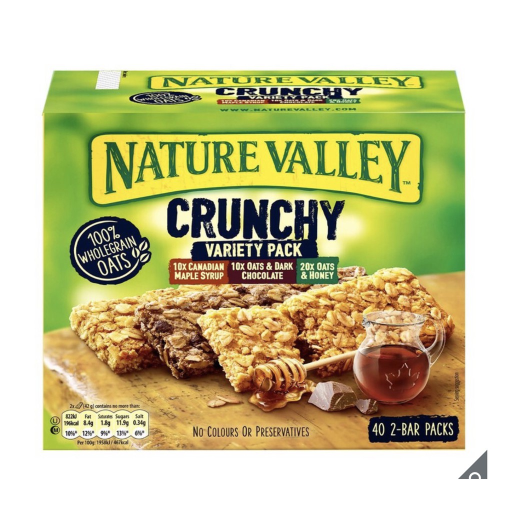 COSTCO 好事多 代購 Nature Valley 天然谷 綜合口味燕麥棒 40入 / 1.68公斤