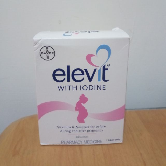 Elevit 愛樂維孕婦葉酸維生素礦物質營養補充Tablets 100顆 準備懷孕/懷孕中/哺乳期