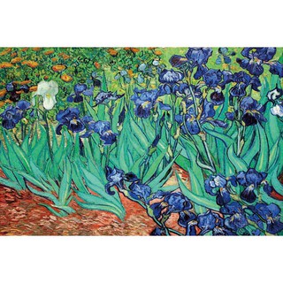 P2 - K01-004名畫系列-梵谷_鳶尾花 IRISES 1000片夜光拼圖 (台灣製)