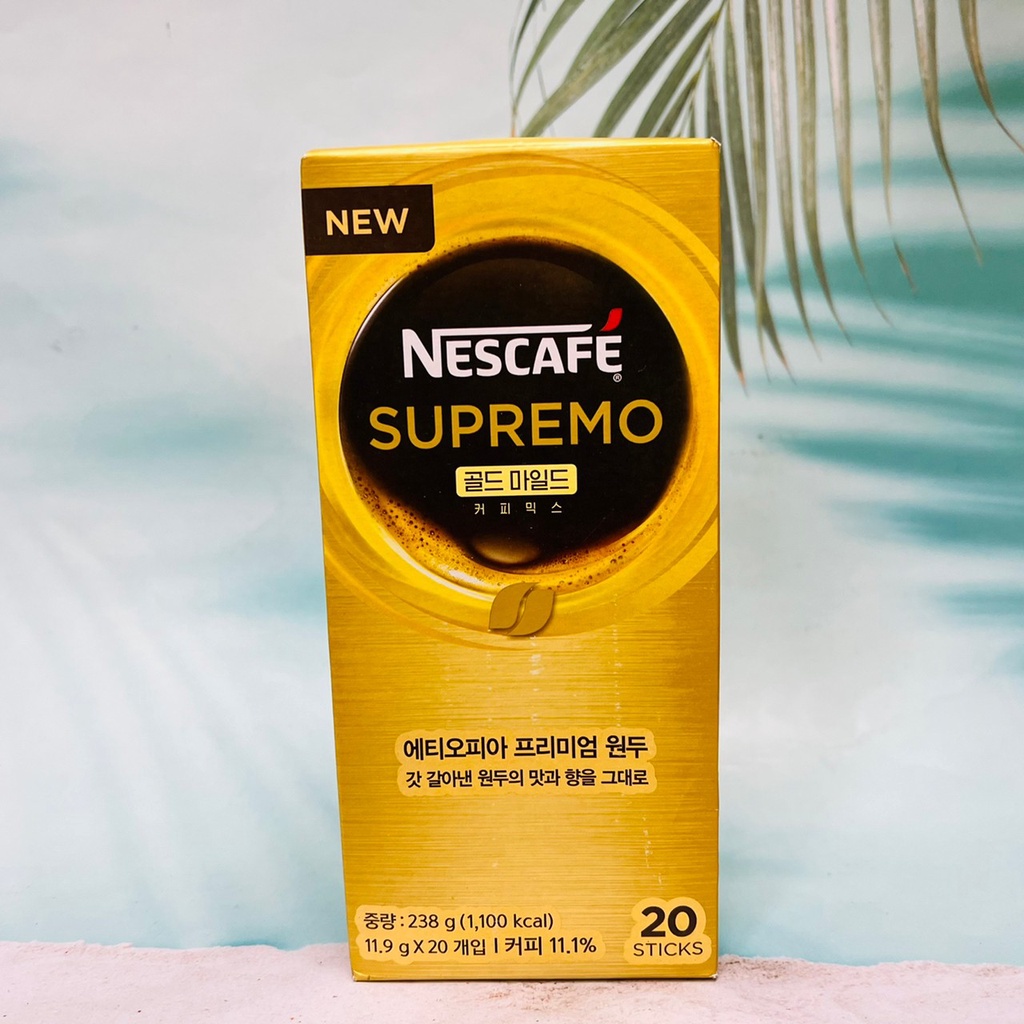 韓國 Nescafe 雀巢 金牌 三合一咖啡 20本入