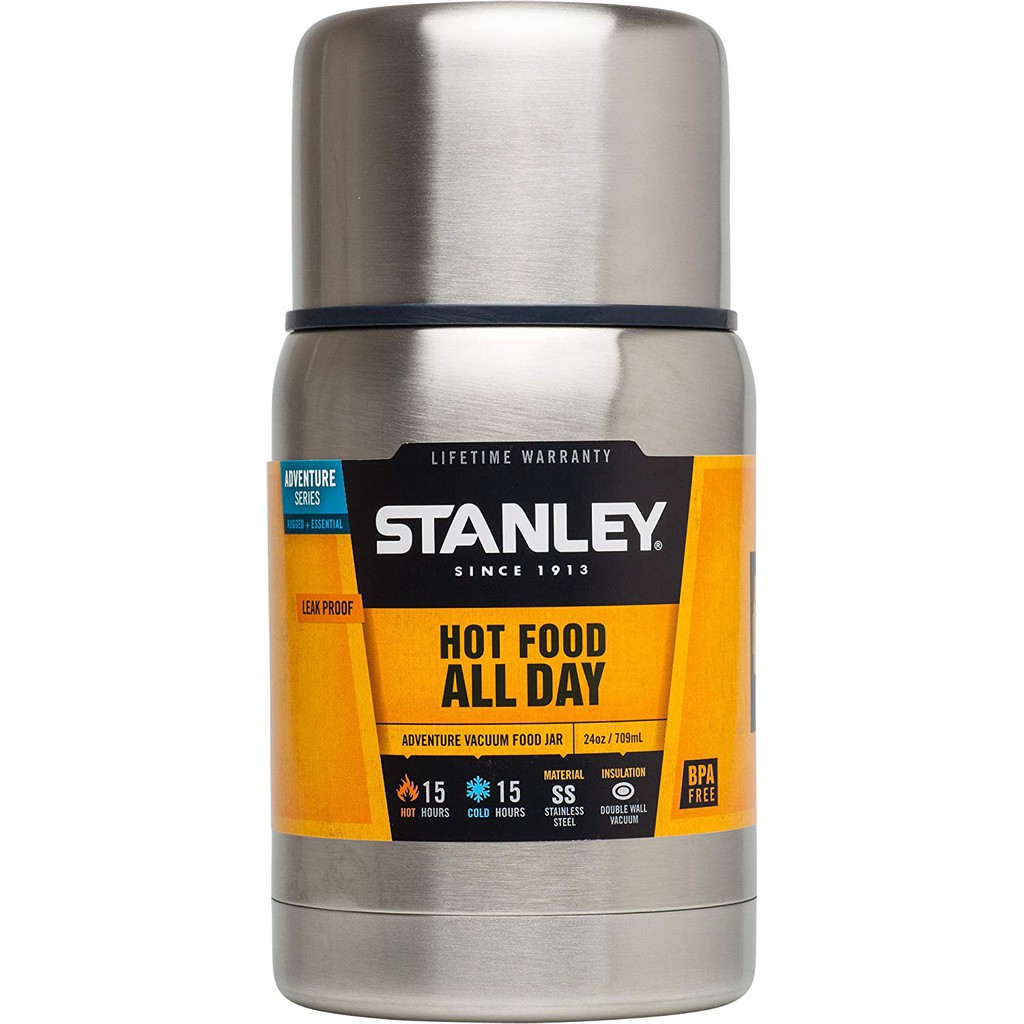 STANLEY冒險系列 不鏽鋼真空保溫食物悶燒罐 24oz/709ml - 不鏽鋼美國戶外用品百年經典名牌