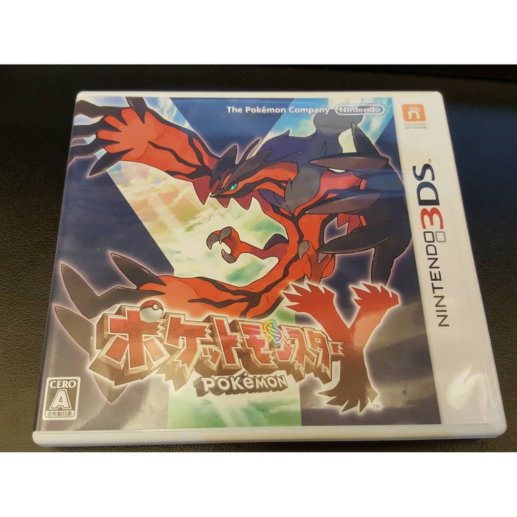 3ds Pokemon Y 神奇寶貝y 日文版 日文主機專用 蝦皮購物