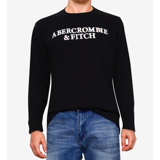 AF Abercrombie & Fitch A&F 麋鹿 立體車繡logo 長T 黑色 美國姐妹屋