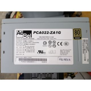 Acbel 300W 80+ ZA1G ZA2G康舒電源供應器 PCA022 中古良品
