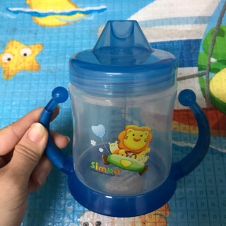 二手 Simba 小獅王 辛巴 學習杯 水杯 320ml 鴨嘴訓練杯