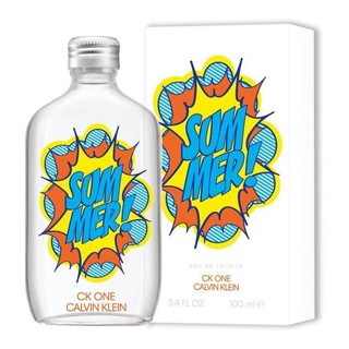 香妮💋Calvin Klein CK ONE Summer 2019夏日限量版中性淡香水 100ml/【TESTER】