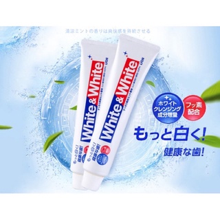 LION 獅王 日本獅王 white&white 勁倍白牙膏 150G