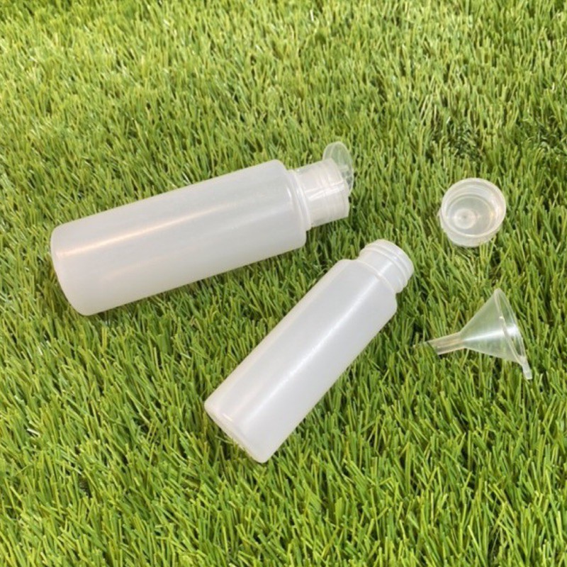 ［水族最便宜］飼料分裝瓶 水穩分裝罐 分裝液體漏斗 含掀蓋空罐 50ml 100ml