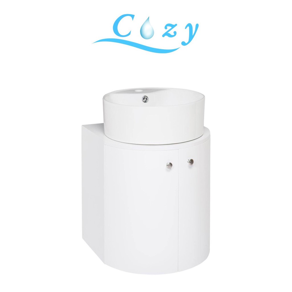 Cozy 可麗衛浴 現貨 CZ-601  造型圓盆櫃組+水龍頭+全部配件