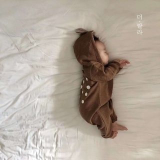 Thelala 小鹿斑比寶寶連身裝【現貨+預購】彌月衣服 新生兒衣服 包屁衣 寶寶衣服 嬰兒衣服 連身衣 韓國童裝