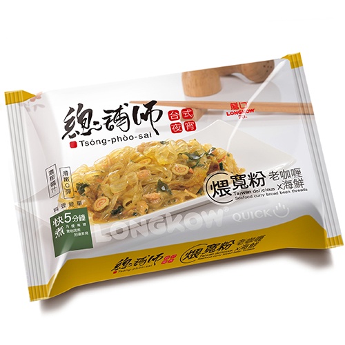 龍口總舖師老咖哩海鮮煨寬粉70G【愛買】