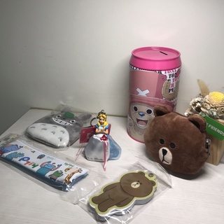 💰小小挖寶區_Disney樂園購入愛麗絲吊飾 龍貓零錢包 熊大伸縮票卡夾 熊大造型便條 P714鉛筆盒 喬巴存錢筒