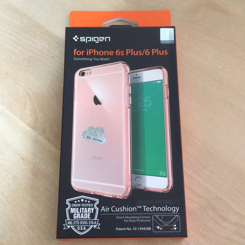 Spigen Ultra Hybrid 手機殼 iphone 6 plus/6s plus - 玫瑰金（正版）