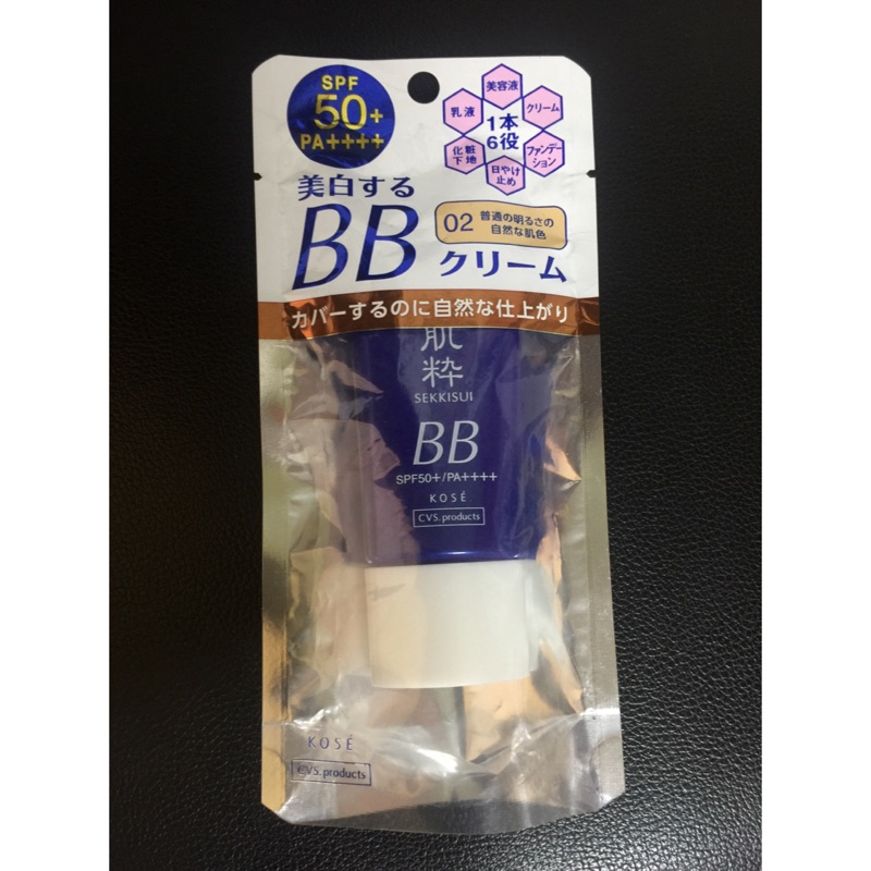日本帶回-KOSE 高絲 雪肌粹 防護淨白BB霜 30g - 02自然色