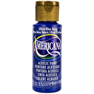 DecoArt 極深藍色 Ultra Blue Deep 59 ml Americana 壓克力顏料 - DA100