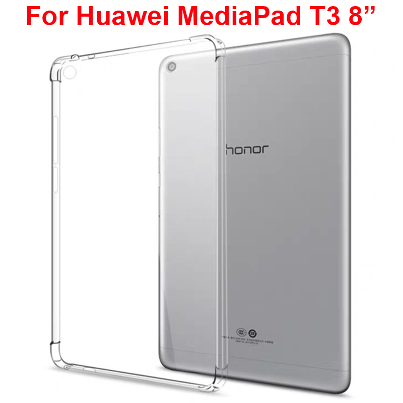適用於華為 MediaPad T3 8 英寸 KOB-L09 KOB-W09 透明軟保護套