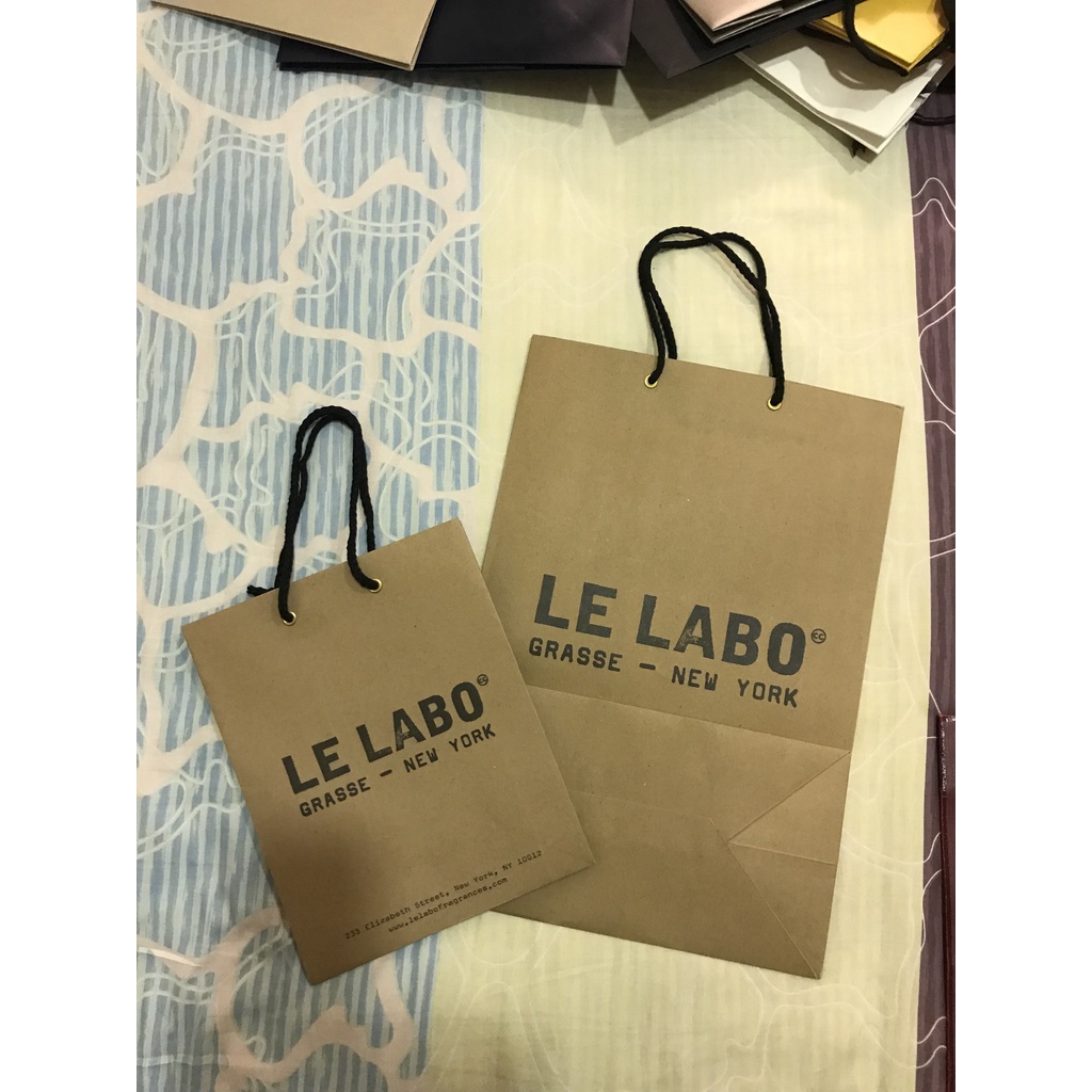Le labo/Fendi/Bally 名牌品牌紙袋提袋