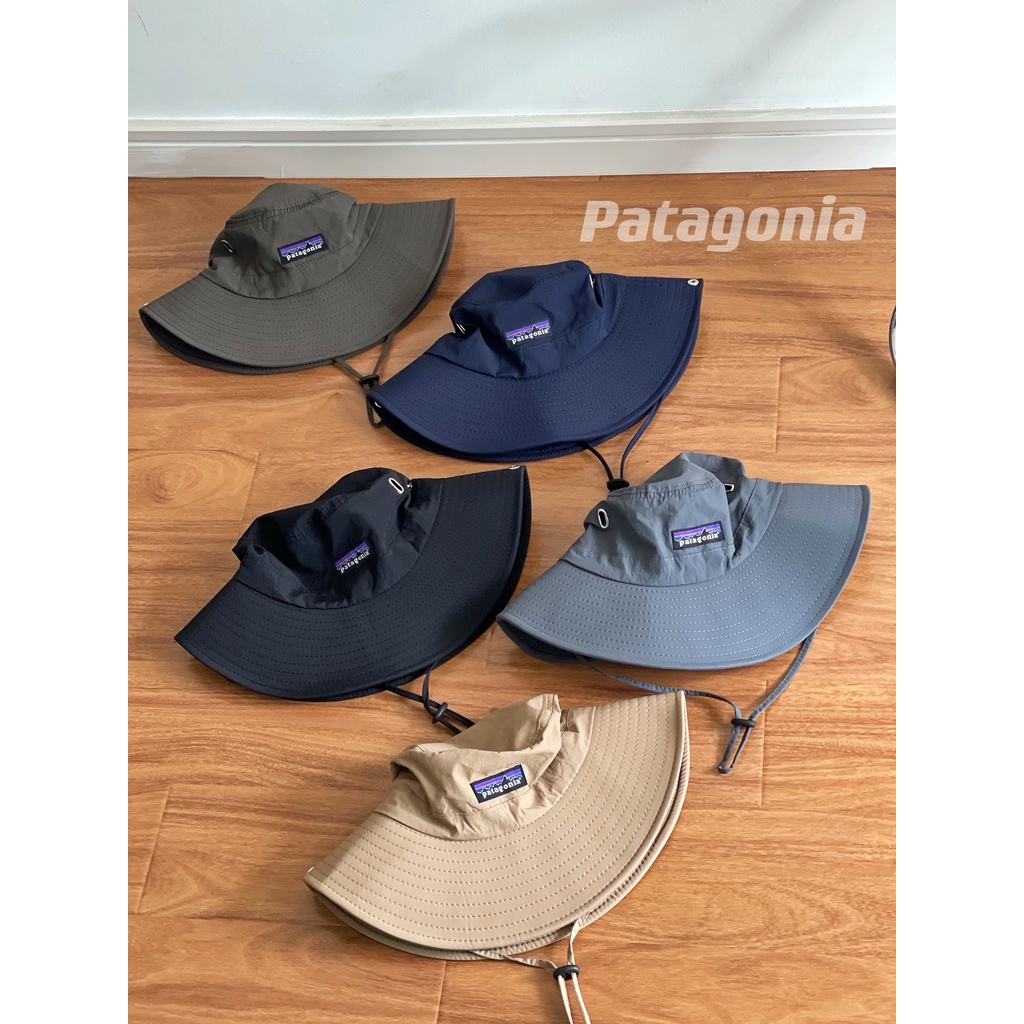 美式 Patagonia 巴塔哥尼亞 戶外釣魚帽 漁夫帽 速幹尼龍 軟頂 登山漁夫帽 遮陽帽 高街 漁夫帽 抽繩