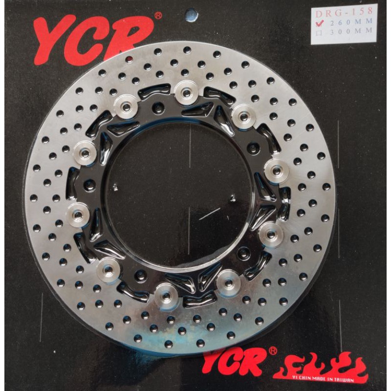 YCR 全新附發票 DRG158 煞車碟盤 含稅價 浮動碟盤 260MM/300MM 浮動碟盤 SYM龍王150