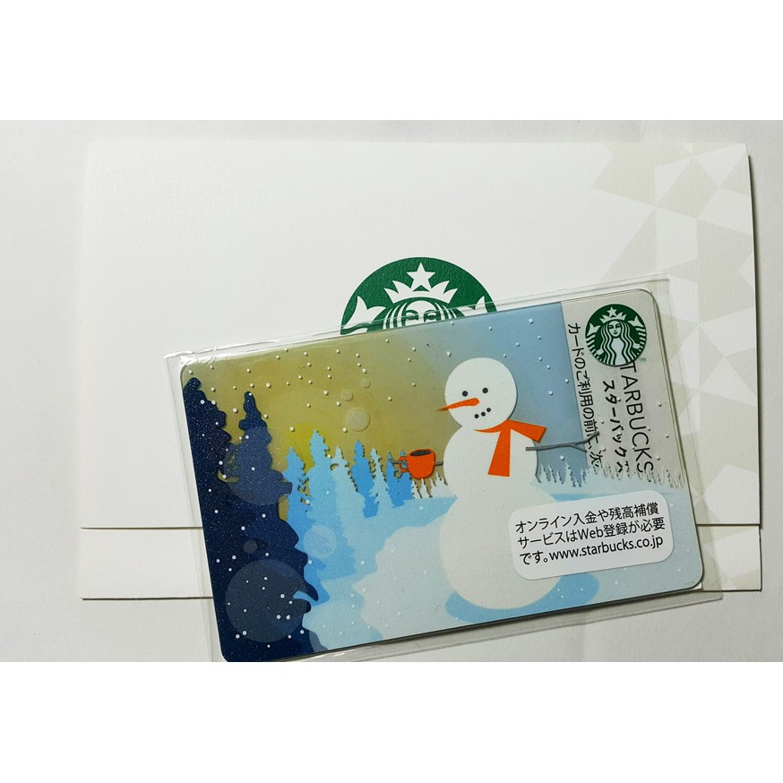 日本星巴克隨行杯隨行卡馬克杯系列 starbucks 2012 雪人隨行卡