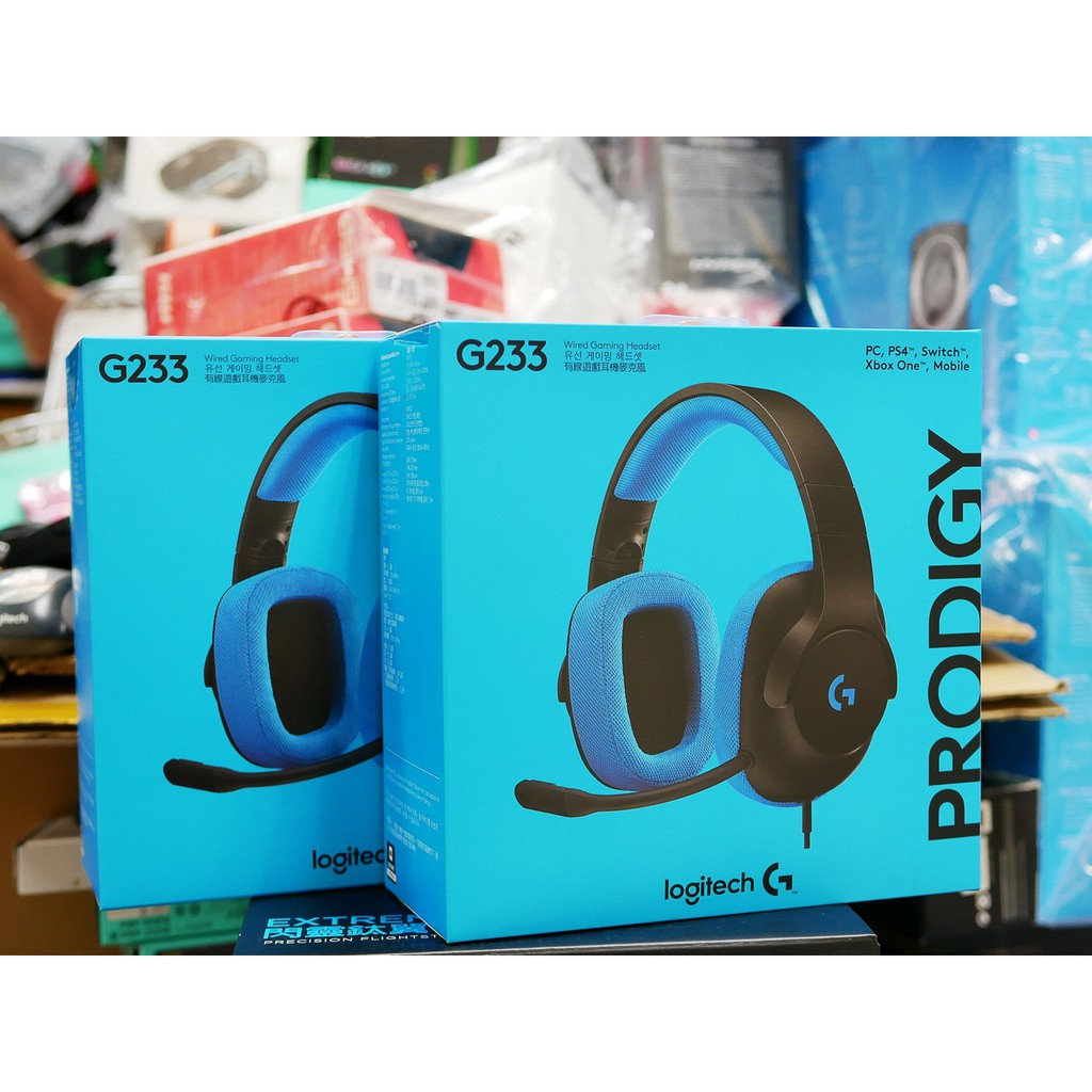 #本店吳銘 - 羅技 logitech G233 Prodigy 遊戲耳機麥克風 幻競之聲 PC PS4 手機 電競耳麥