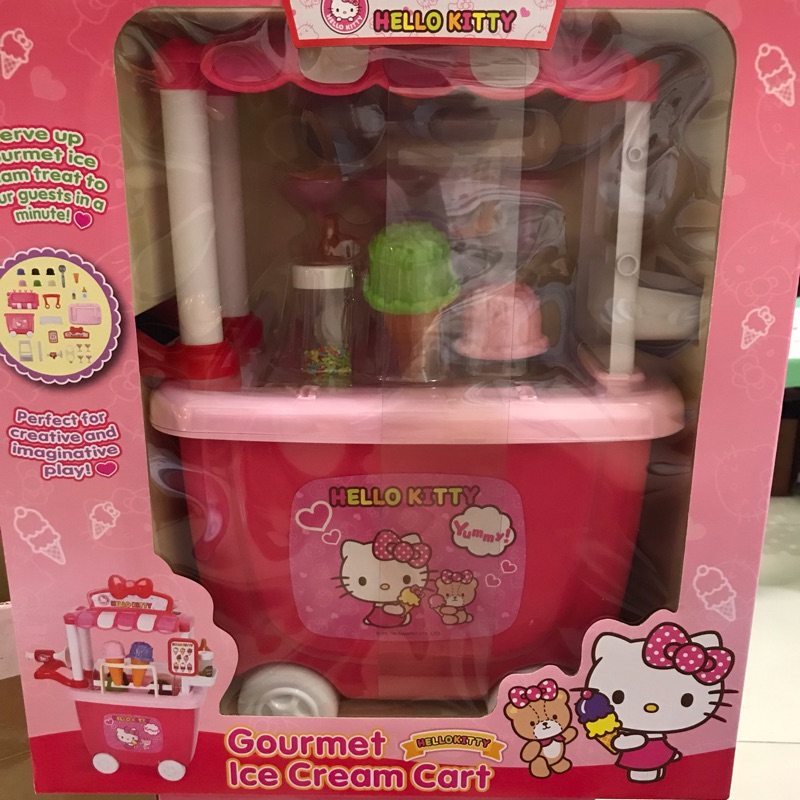 限時特價】【HELLO KITTY 】三麗鷗，伯寶行公司貨～hello kitty冰淇淋車～超值價