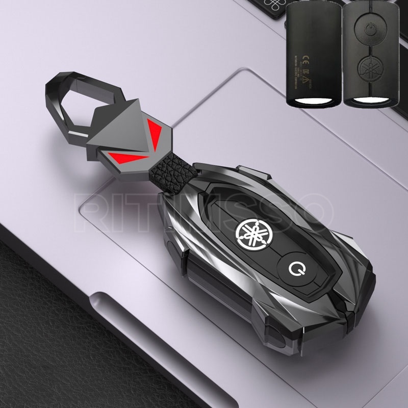 山葉 鋅合金摩托車鑰匙包適用於全新 Yamaha NVX 鑰匙套 NVX 155 / Y16 AEROX 150/XMA