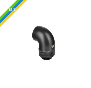 小白的生活工場*Thermaltake G1/4 公頭對母頭90度延伸管 – 黑色(CL-W148)