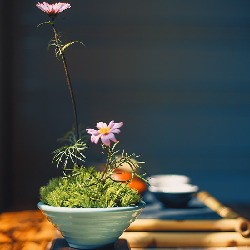 花藝 劍山陶瓷文人茶席插花器皿茶道香道創意假裝客廳禪意茶臺桌面擺件zj 蝦皮購物