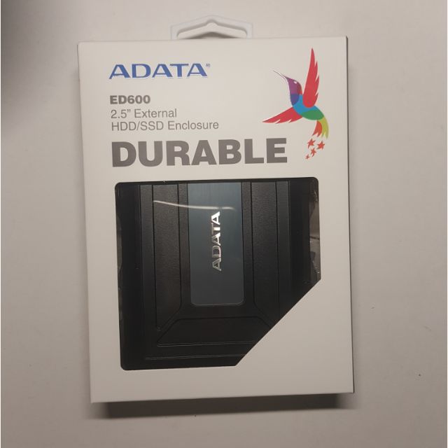 保內全新未拆(附購買證明電子檔) ADATA ED600 2.5吋 USB3.2 Gen1 硬碟外接盒