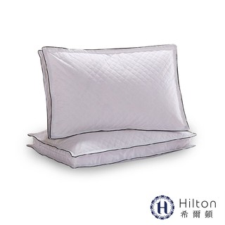 【Hilton 希爾頓】VIP專用名牌精選100%純棉銀離子抑菌獨立筒枕B0033/2色/枕芯/枕頭/機能枕/飯店枕