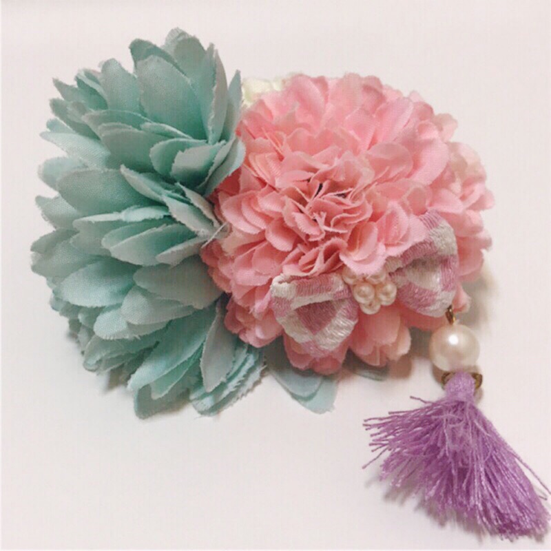 日本和服浴衣專用花朵髮簪髮飾京都購入 蝦皮購物