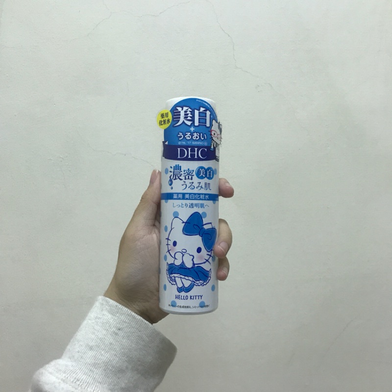 （全新）DHC hello kitty限量版濃密藥用美容美白化妝水(180ml)