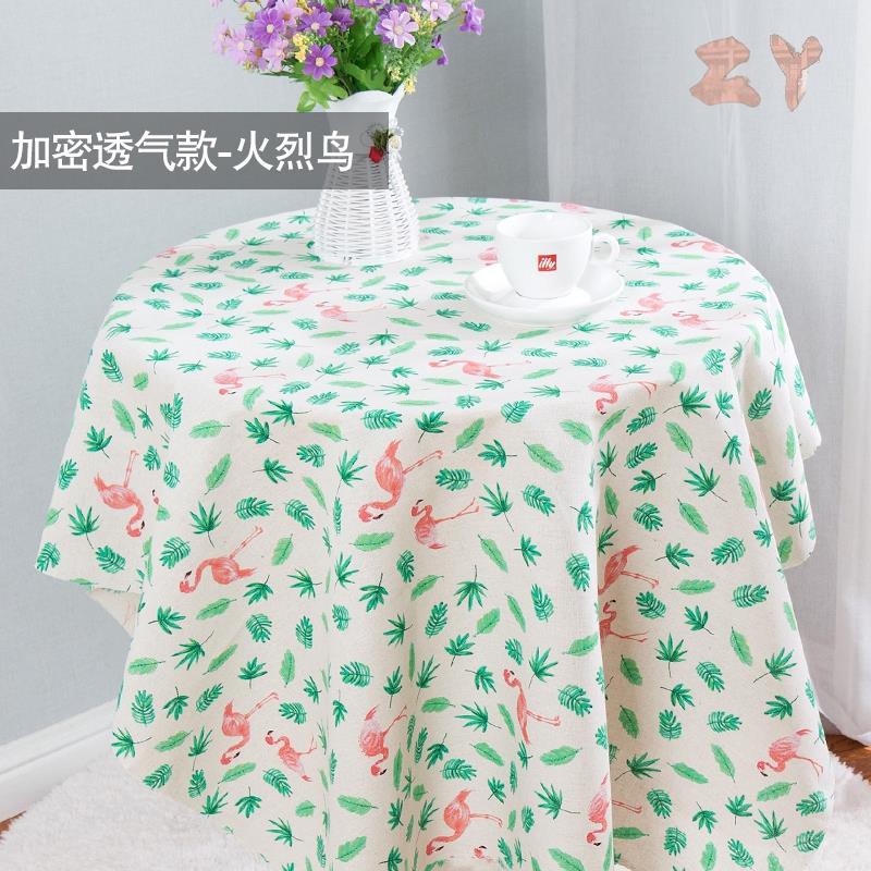 現貨 北歐插畫紅鶴植物亞麻掛布亞麻布餐桌布桌布diy 蓋布台布裝飾蓋巾桌椅防塵布茶幾餐 蝦皮購物