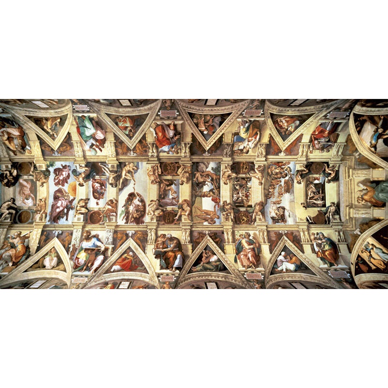 16065 18000片歐洲進口拼圖 EDUCA 米開朗基羅 創世紀 穹頂畫 梵蒂岡 西斯汀小堂