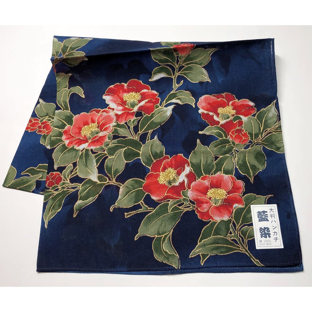 茶 日本手帕和柄ハンカチ綿100 藍染10 278 蝦皮購物