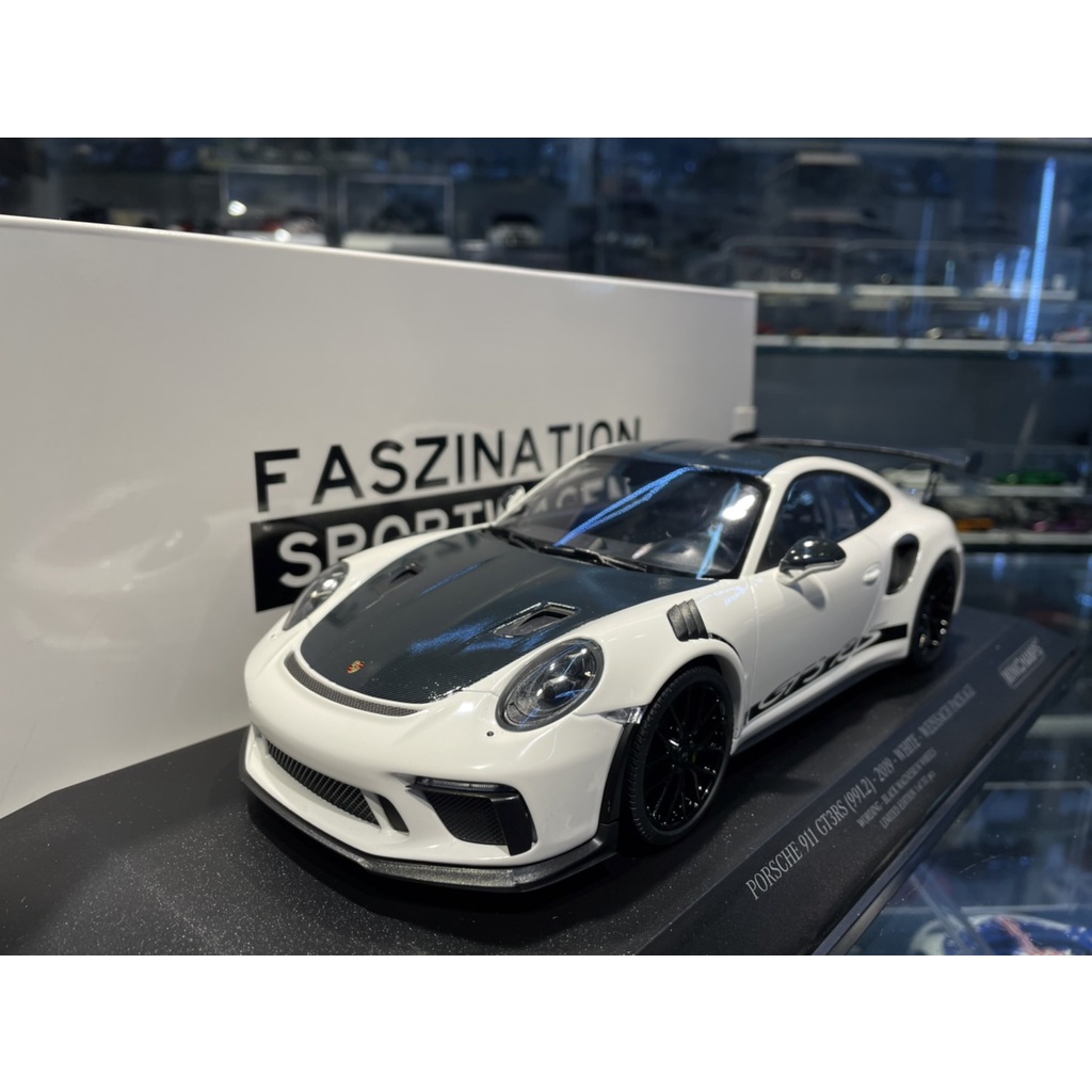 吉華科技@ 1/18 Minichamps Porsche 911 (991.2) GT3 RS 2019 白色