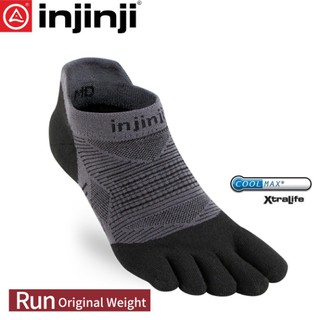 【INJINJI 美國 RUN 吸排五趾隱形襪《黑色》】0695/五指襪/專業排汗襪/登山健行襪/休閒襪/悠遊山水