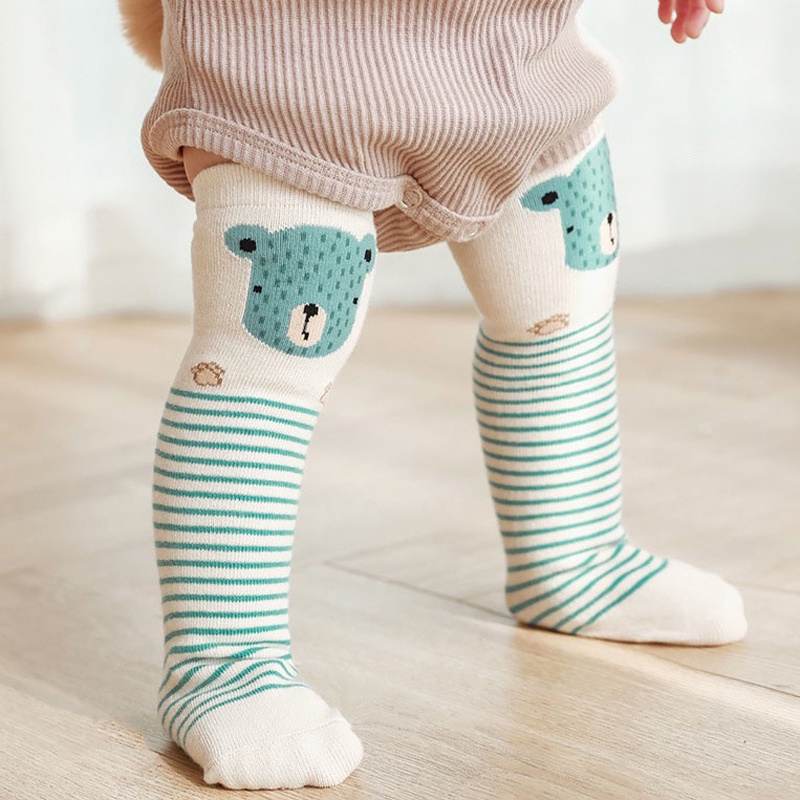 嬰兒襪 新生兒襪子 寶寶長筒襪  防蚊襪 幼兒襪 兒童襪 動物 可愛 三雙組 0-8歲