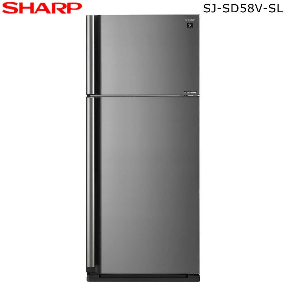 SHARP 夏普 SJ-SD58V-SL 冰箱 583L 變頻雙門電冰箱 炫銀鋼板 自動除菌離子+奈米銀脫臭觸媒