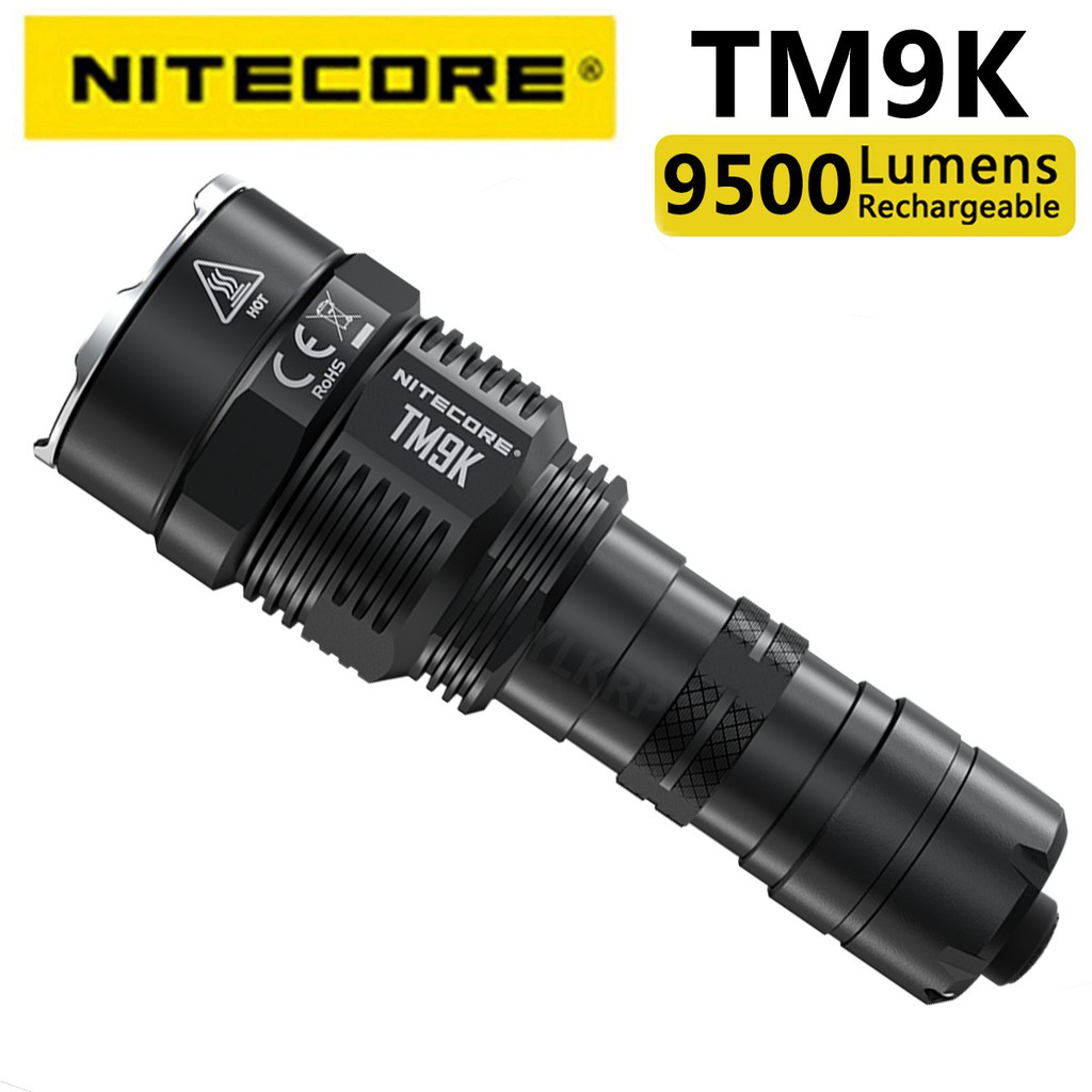 NITECORE TM9K 9500流明21700遙控戰術手電，支持C型直充內置5000mah電池