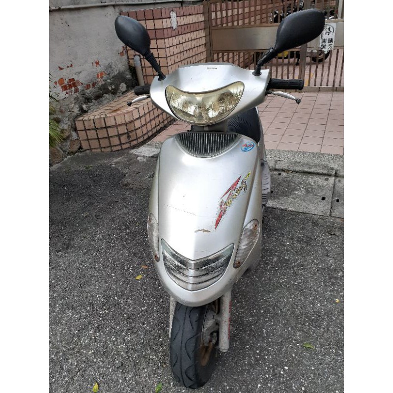 08年suzuki 鈴木台鈴水噹噹swing 125 機車 銀色 蝦皮購物