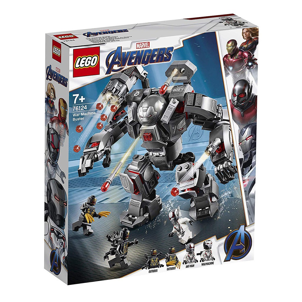 【積木樂園】樂高 LEGO 76124 超級英雄系列 復仇者聯盟4 戰爭機器 War Machine Buster