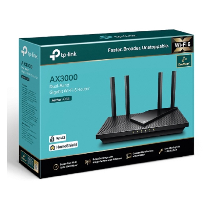 TP-LINK Archer AX55 新品 AX3000 雙頻 Gigabit Wi-Fi 6 路由器 / 分享器