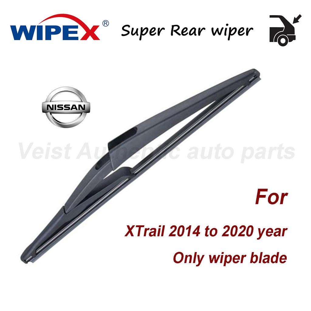 適用於 2014 年至 2020 年 X-Trail 汽車後窗雨刷的 Nissan XTrail 12L 後雨刷片(橡膠
