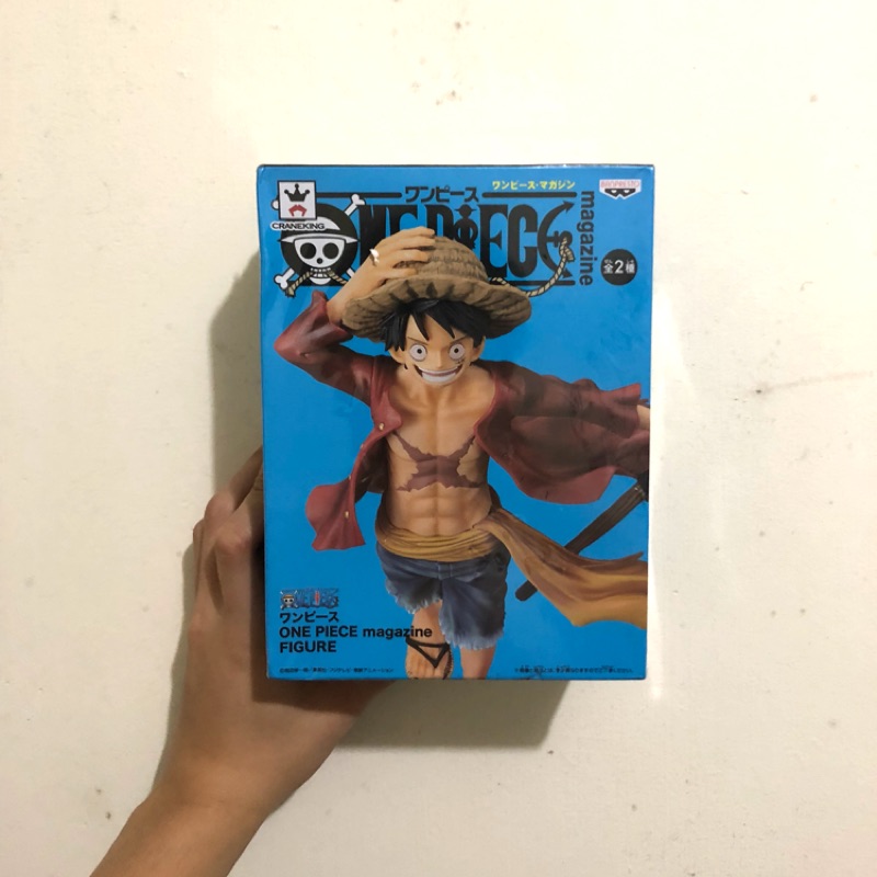 全新代理白證 海賊王 航海王 20週年雜誌紀念封面 Magazine 魯夫 扛旗魯夫 Magazine Figure