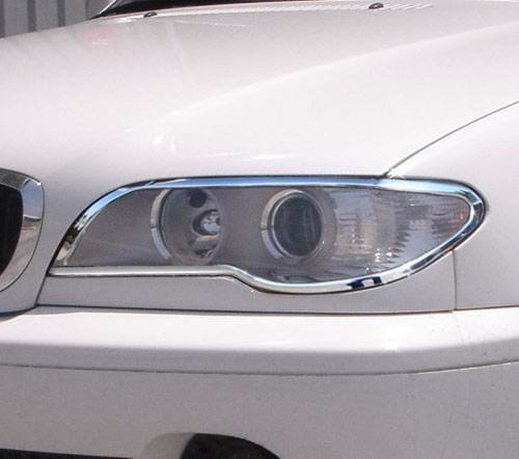 《※金螃蟹※》寶馬 BMW 3-E46 2D 2003~2006年 系列 鍍鉻 大燈框
