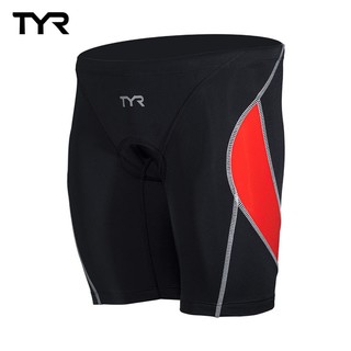美國TYR VANGUARD 9 TRI PANTS Red男性成人三鐵短褲 - 紅 - 鐵人三項專用
