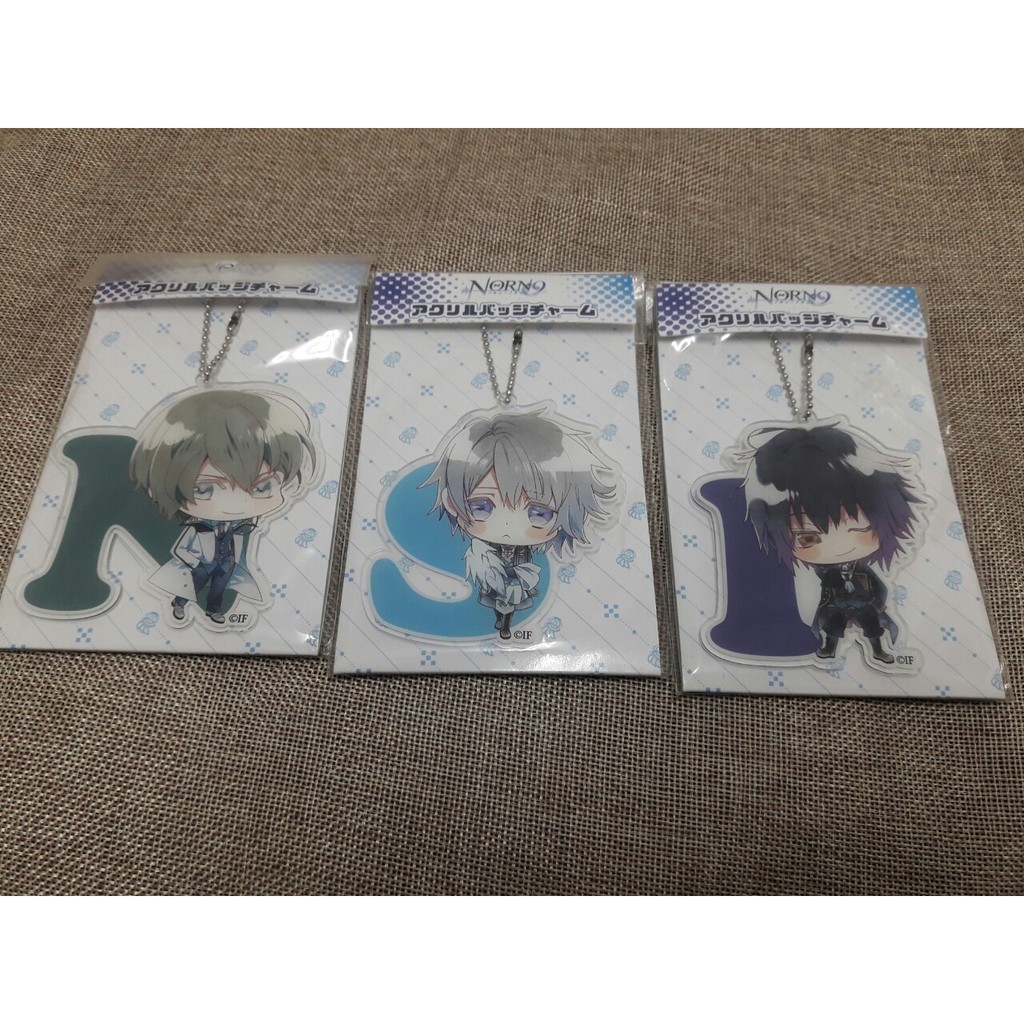 日版norn9 命運九重奏otomate 壓克力吊飾鑰匙圈字母ver 吾妻夏彥 加賀見一月 市之瀨千里 蝦皮購物